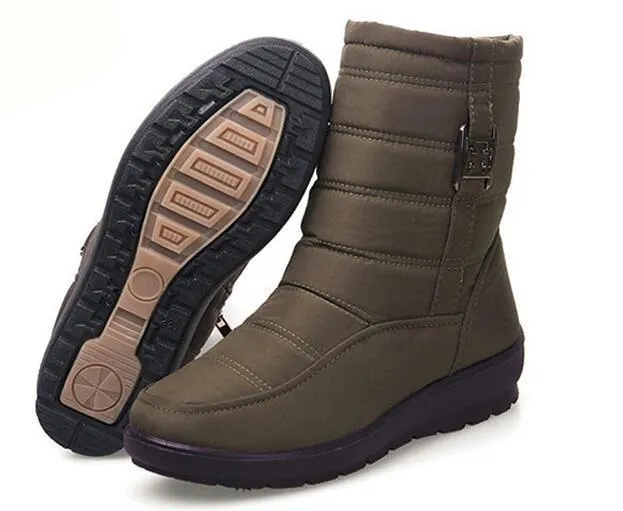 Mother Shoes Antiskid Waterproof Casual Boots
