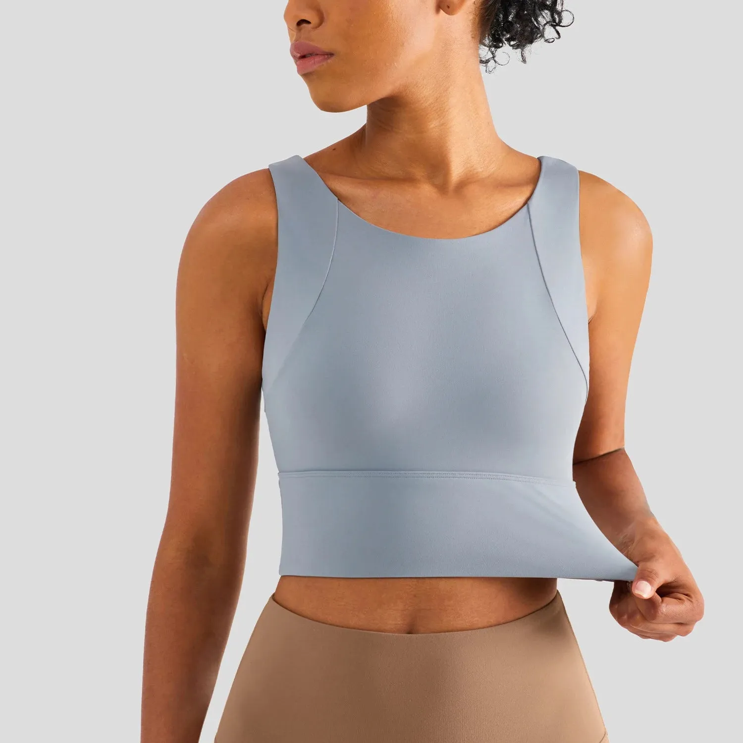 Nylon Sexy Women's Sports Bra Top for Yoga and Gym Wear