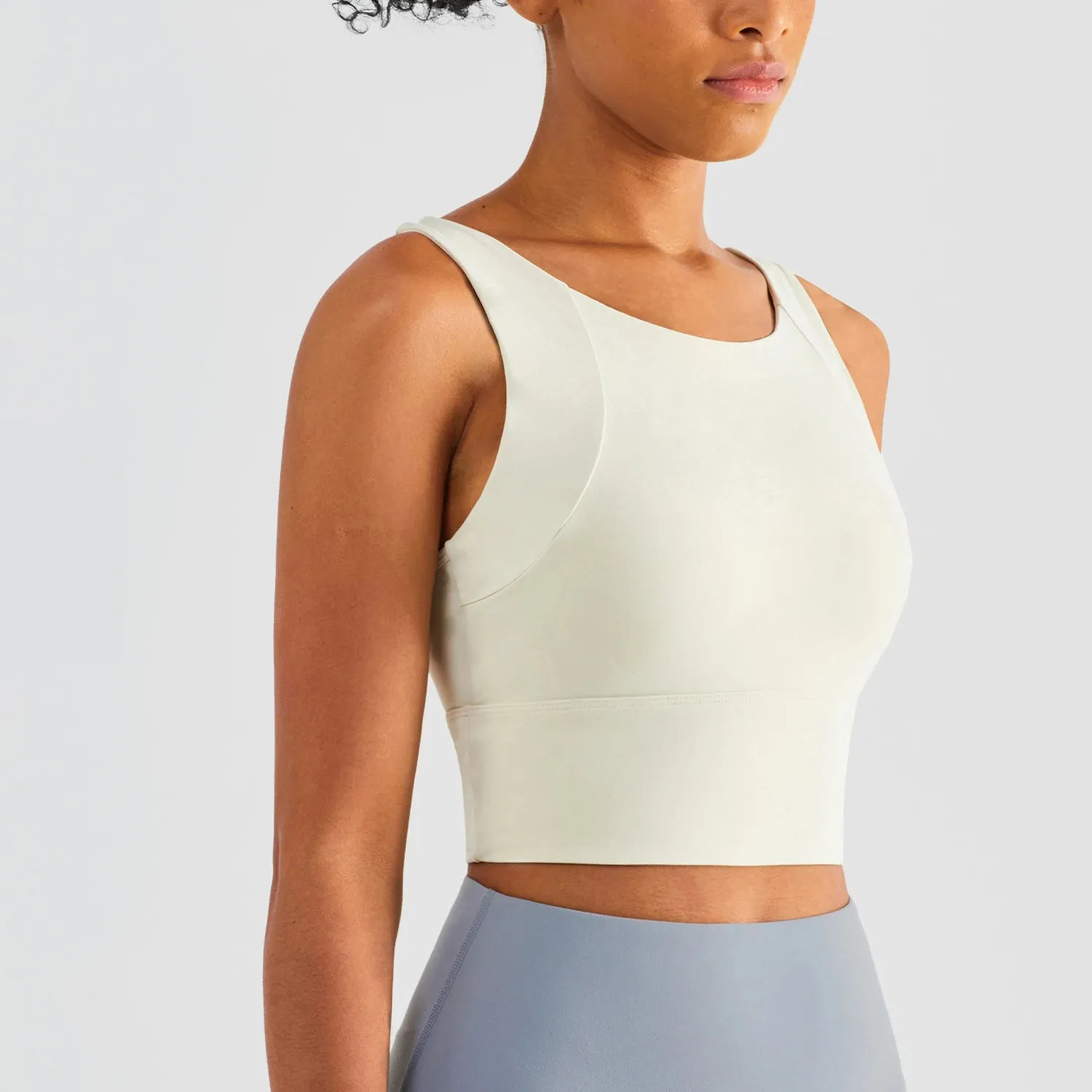 Nylon Sexy Women's Sports Bra Top for Yoga and Gym Wear