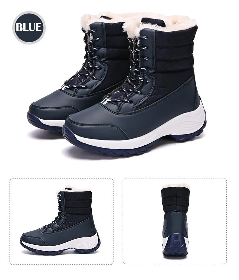 Parent-child series non-slip, waterproof, warm and velvet snow boots