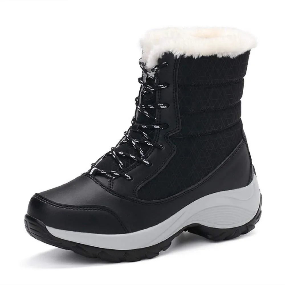 Parent-child series non-slip, waterproof, warm and velvet snow boots