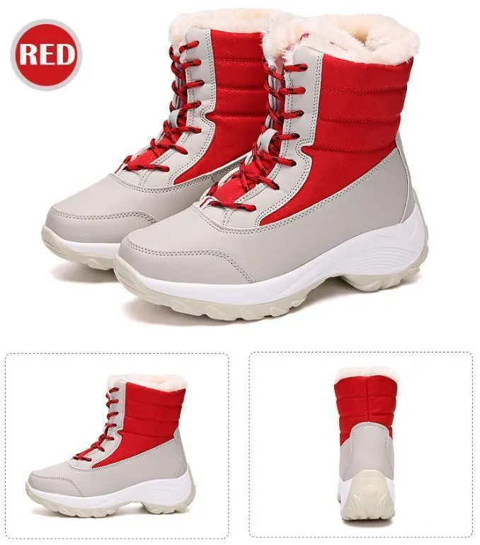 Parent-child series non-slip, waterproof, warm and velvet snow boots