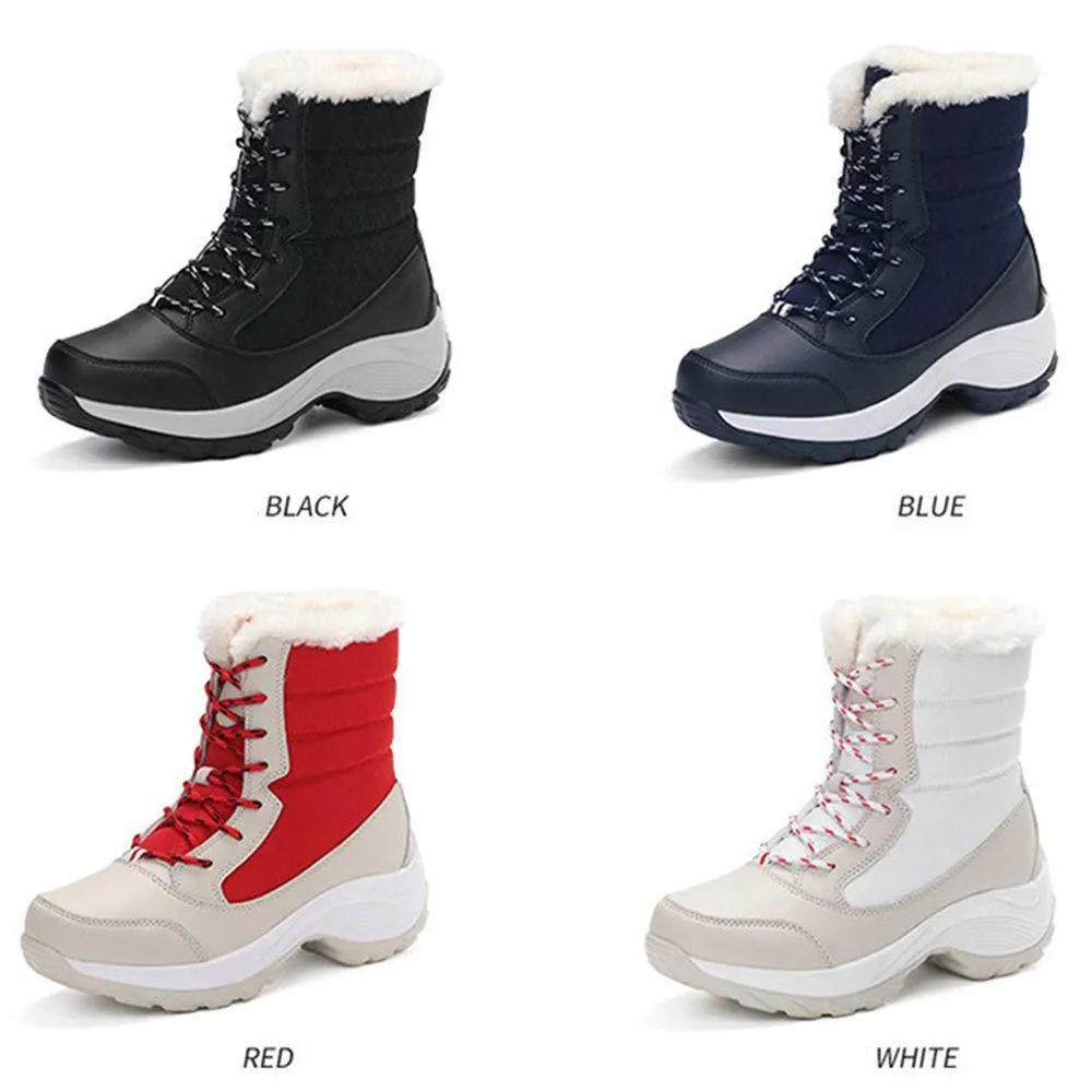 Parent-child series non-slip, waterproof, warm and velvet snow boots