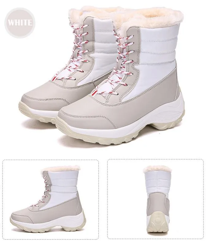 Parent-child series non-slip, waterproof, warm and velvet snow boots