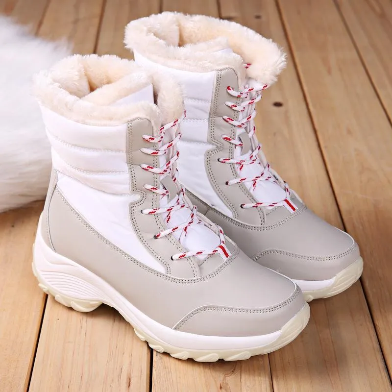 Parent-child series non-slip, waterproof, warm and velvet snow boots