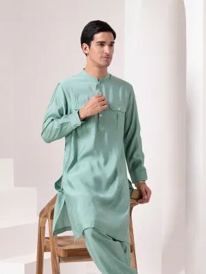 Pastel Green Classic Kurta Set