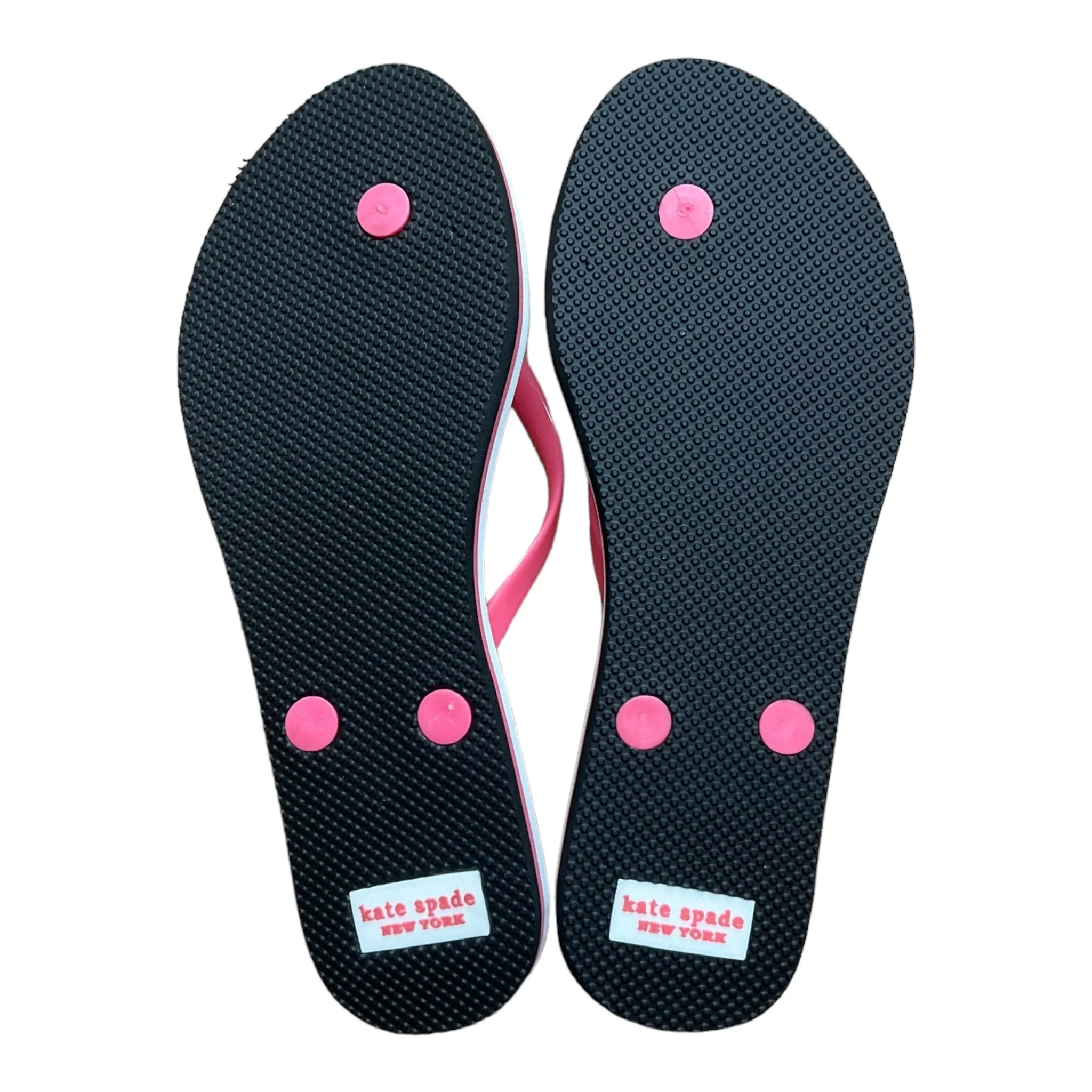 Pink Sandals Flip Flops Kate Spade, Size 7