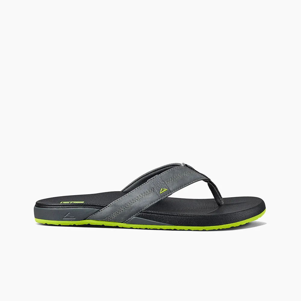 Reef Cushion Phantom Flip Flops  - Black/Lime