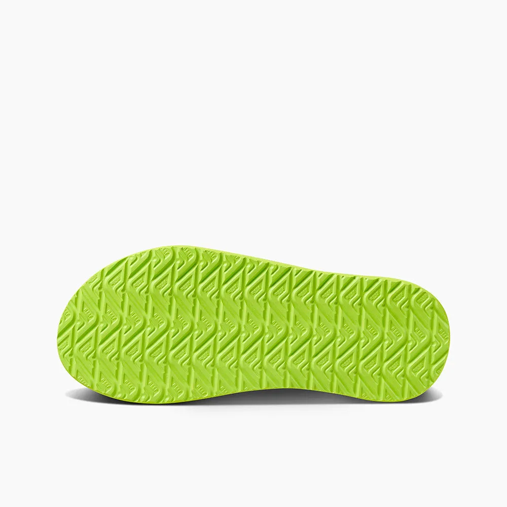 Reef Cushion Phantom Flip Flops  - Black/Lime