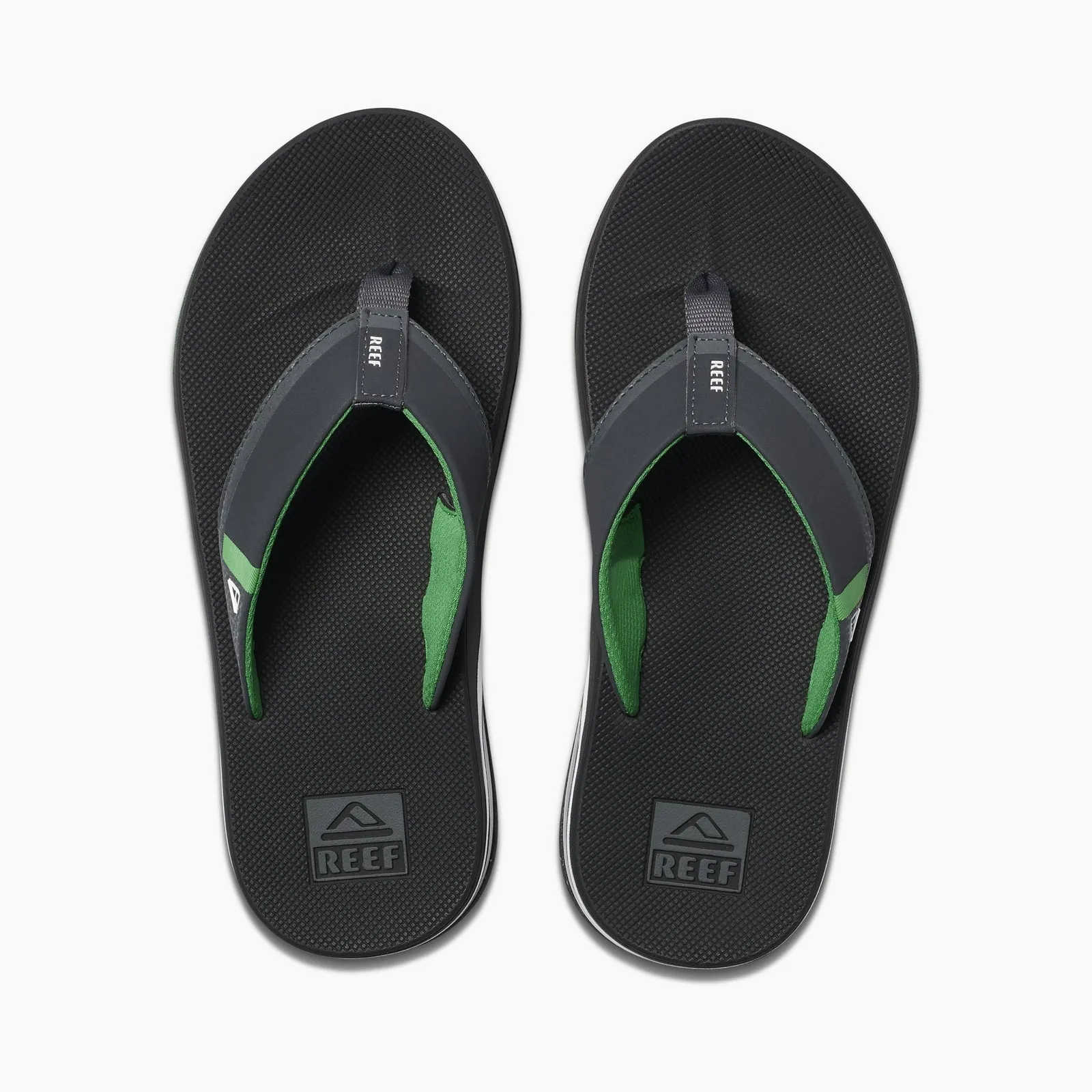 Reef Fanning Low Flip Flops  - Black/Green