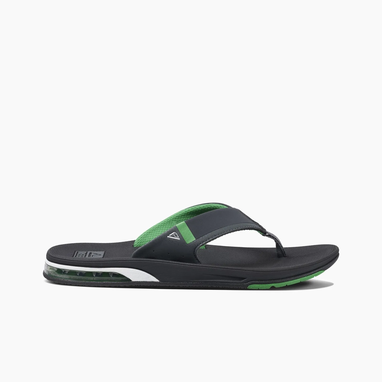 Reef Fanning Low Flip Flops  - Black/Green