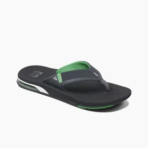 Reef Fanning Low Flip Flops  - Black/Green