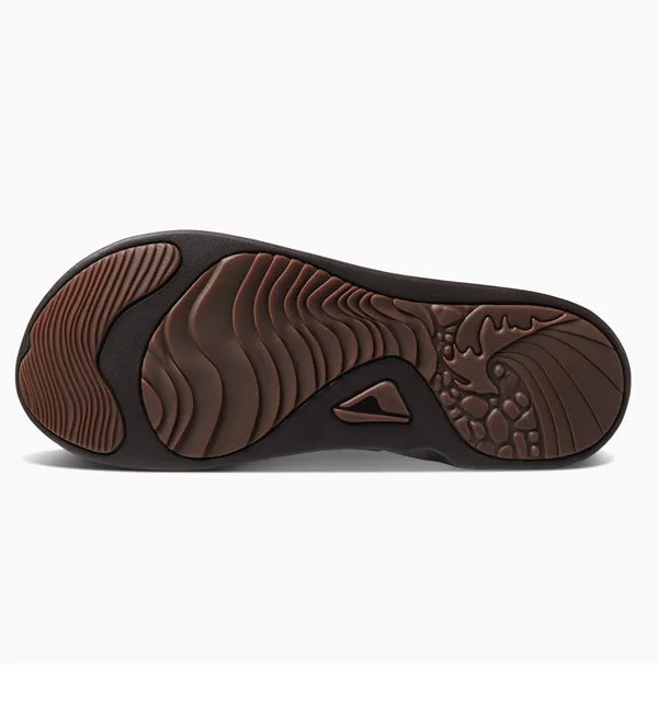 Reef J-Bay III Flip Flops  - Dark Brown/Dark Brown