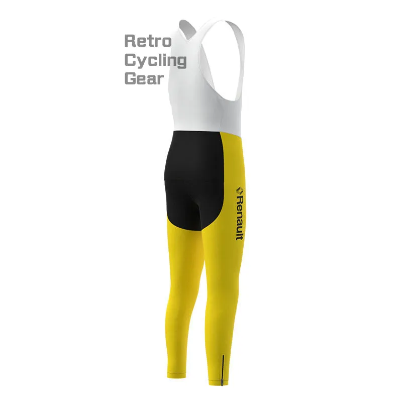 Renault Yellow Fleece Retro Cycling Kits