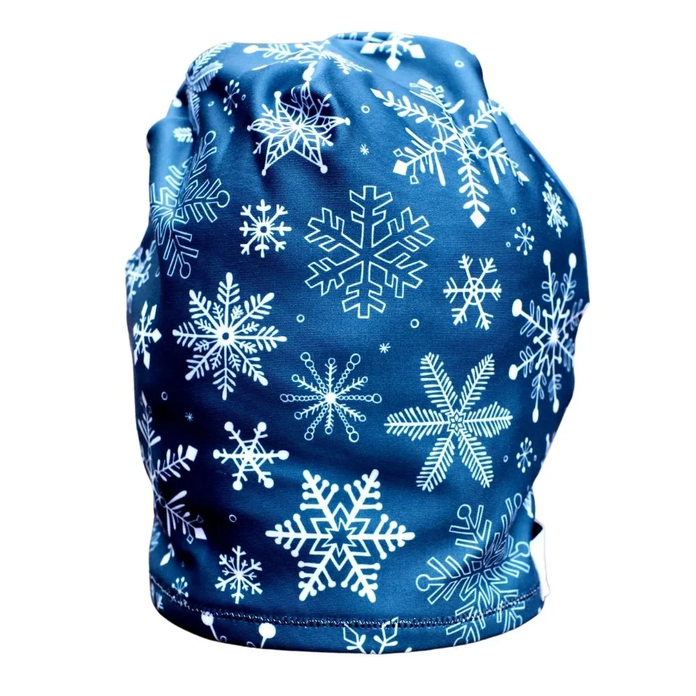 Snowflakes Fleece Lined Hat