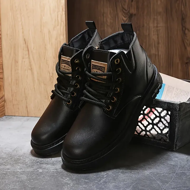 SWASTIKA™ LACE-UP VINTAGE WINTER BOOTS