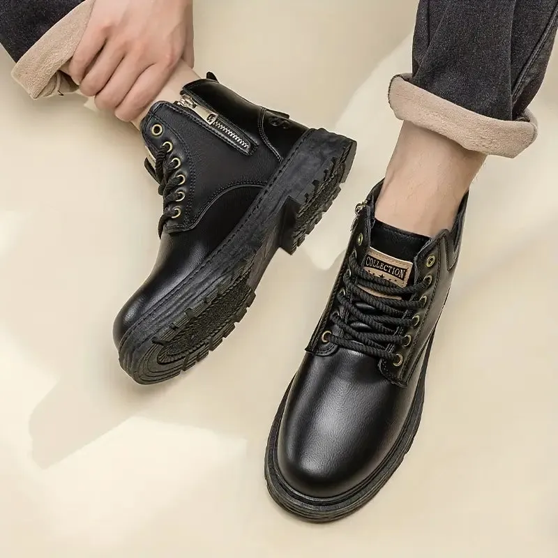 SWASTIKA™ LACE-UP VINTAGE WINTER BOOTS