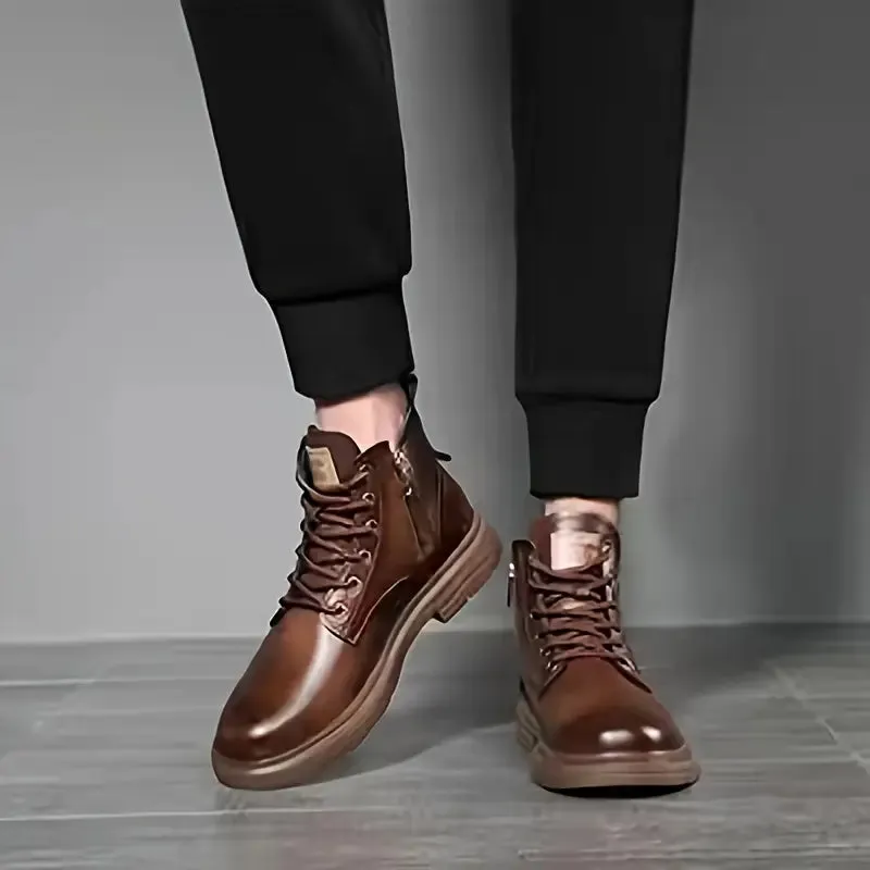 SWASTIKA™ LACE-UP VINTAGE WINTER BOOTS
