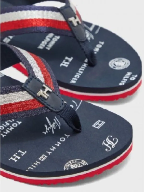 Tommy Strap Flat Beach Sandal