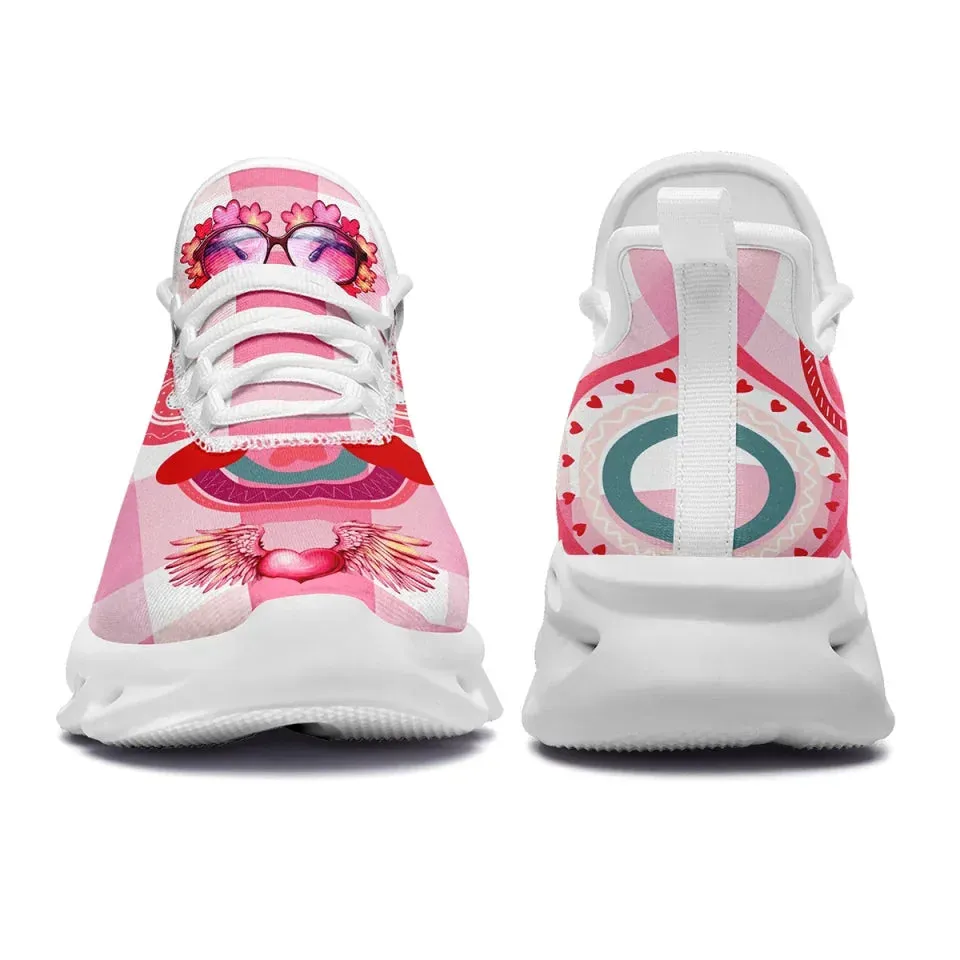Unique Gift,Personalized Love Design Sneakers, Custom Charming Shoes, Valentine's Gift for Couple
