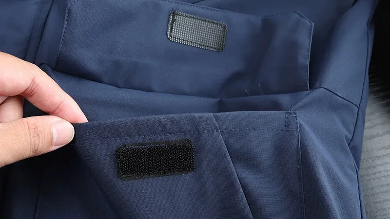Winter Warrior: Fleece-Lined Windproof Coat