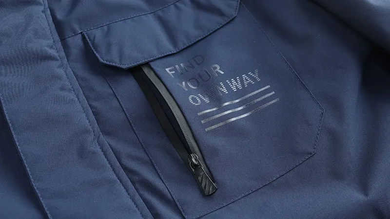Winter Warrior: Fleece-Lined Windproof Coat