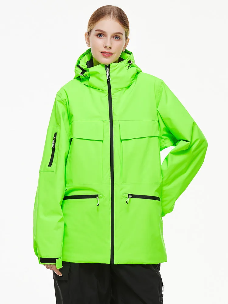Women's Hooded Mountain Explorer Insulated Snow Jacket