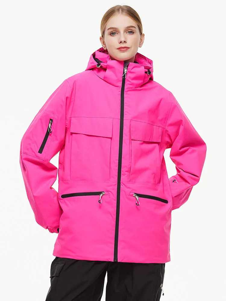 Women's Hooded Mountain Explorer Insulated Snow Jacket