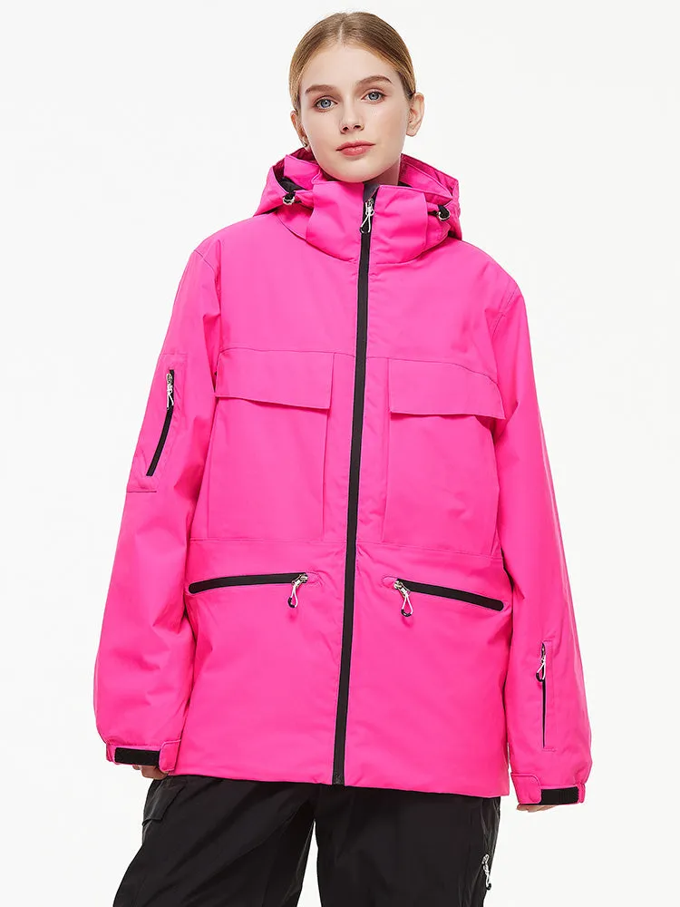 Women's Hooded Mountain Explorer Insulated Snow Jacket