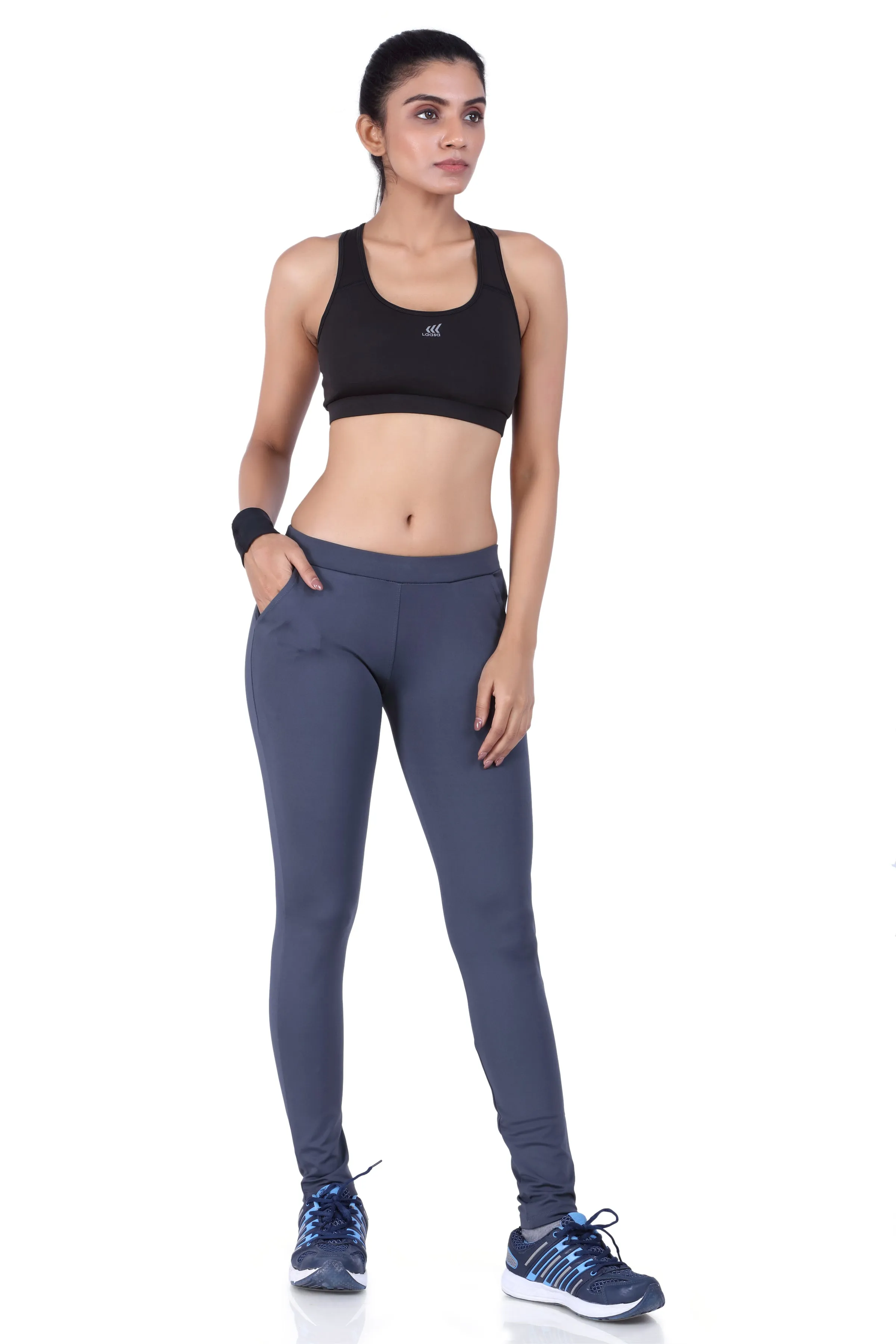WOMEN'S SLIM FIT PANT WITH CROSS POCKETS
