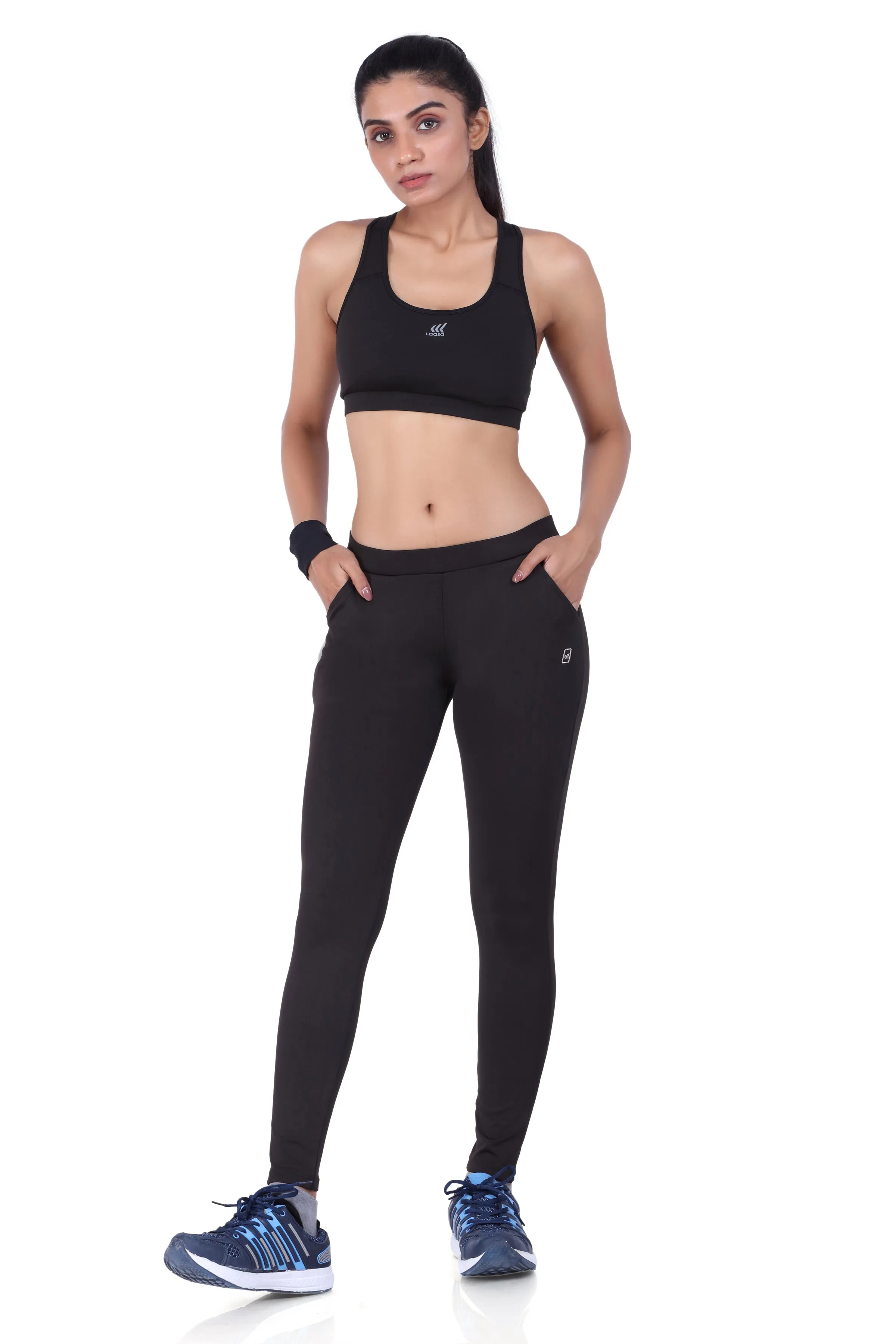 WOMEN'S SLIM FIT PANT WITH CROSS POCKETS