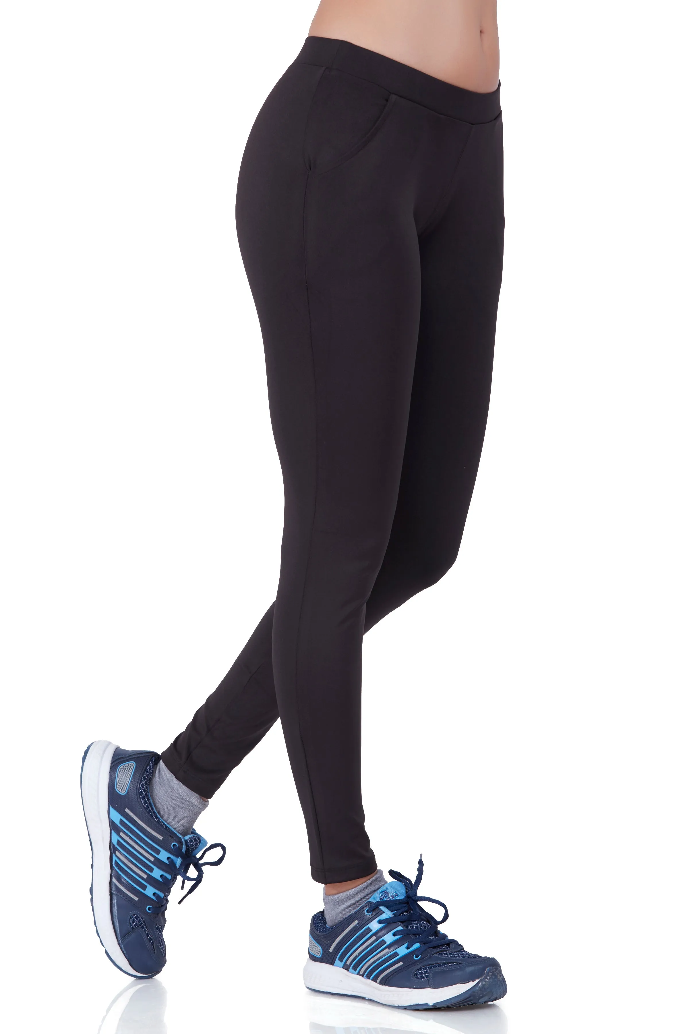 WOMEN'S SLIM FIT PANT WITH CROSS POCKETS