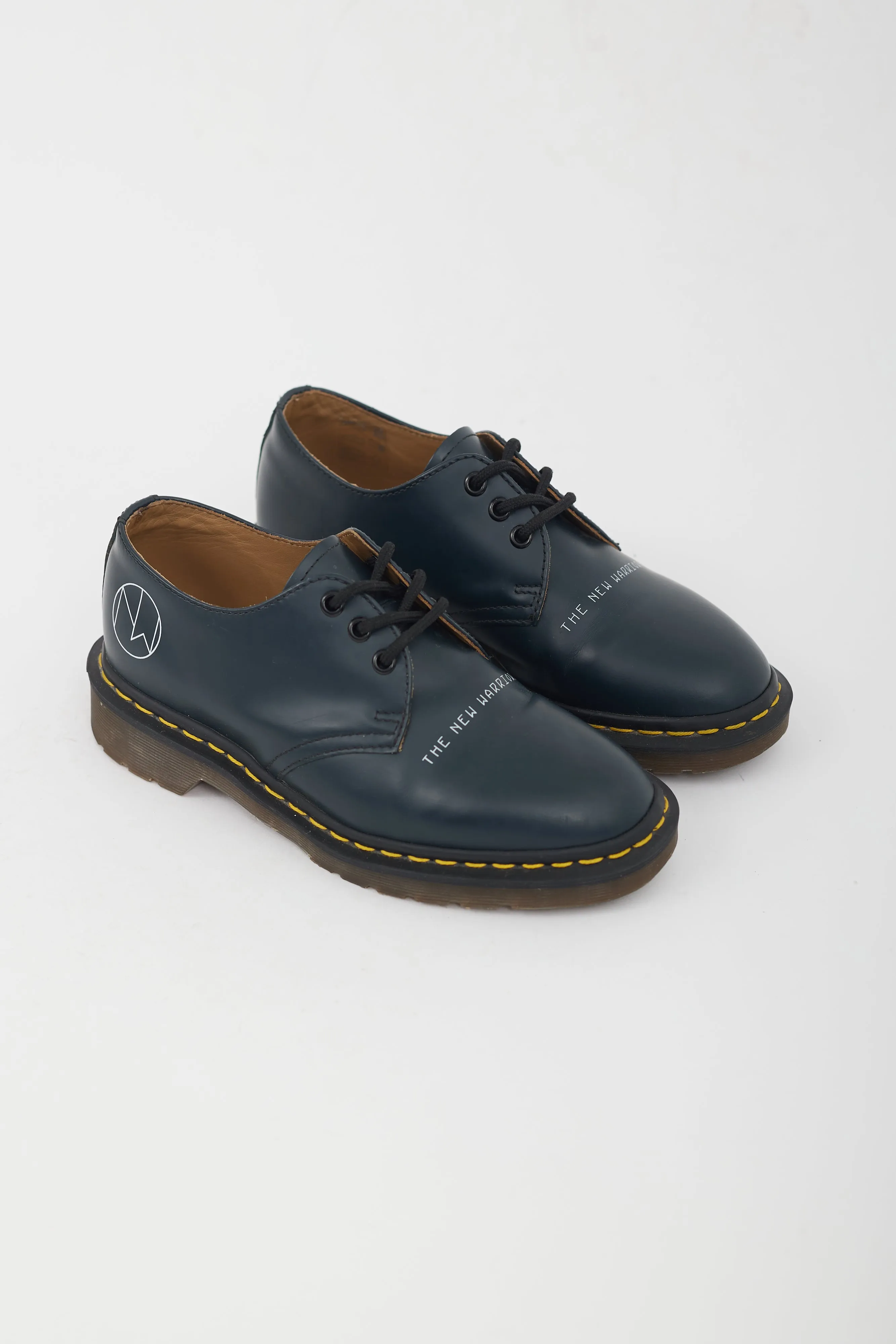 X Undercover 1461 Teal Leather Derby