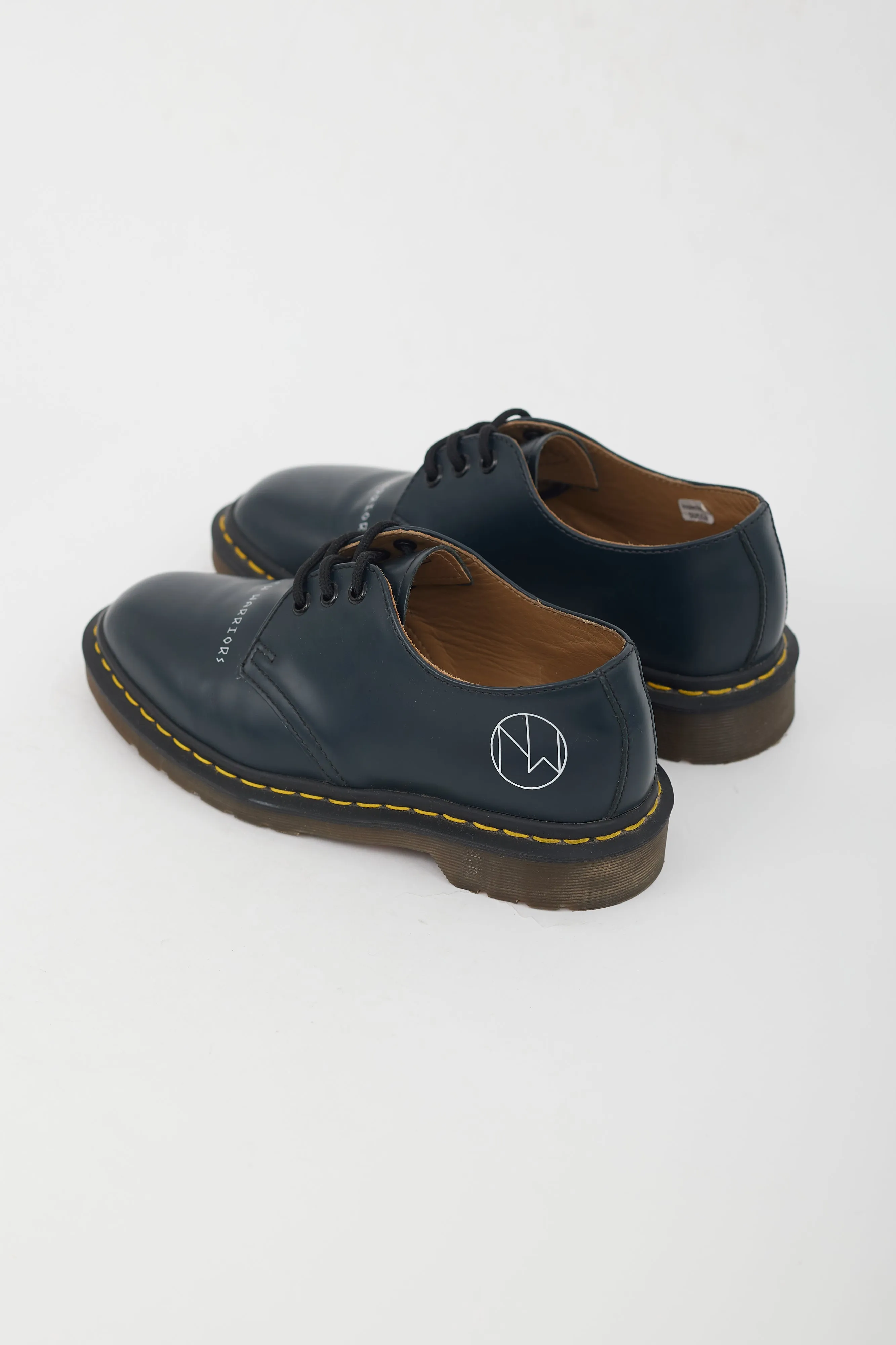 X Undercover 1461 Teal Leather Derby