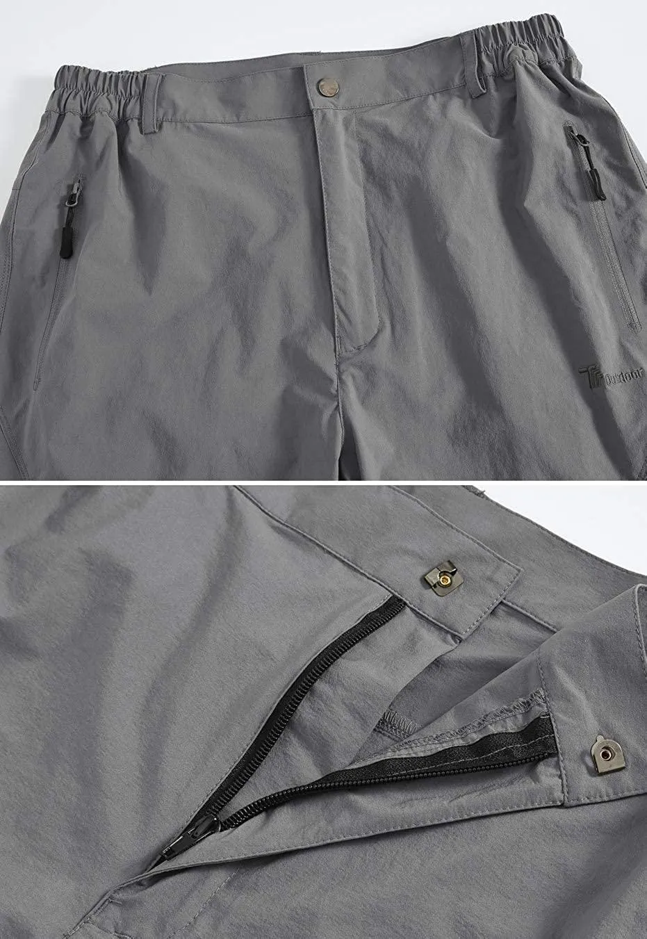 YSENTO Womens Outdoor Walking Hiking Trousers Lightweight Quick Dry Water Resistant Trekking Pants With Zipper Pockets